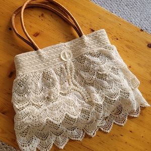 Handmade Purse with Lace